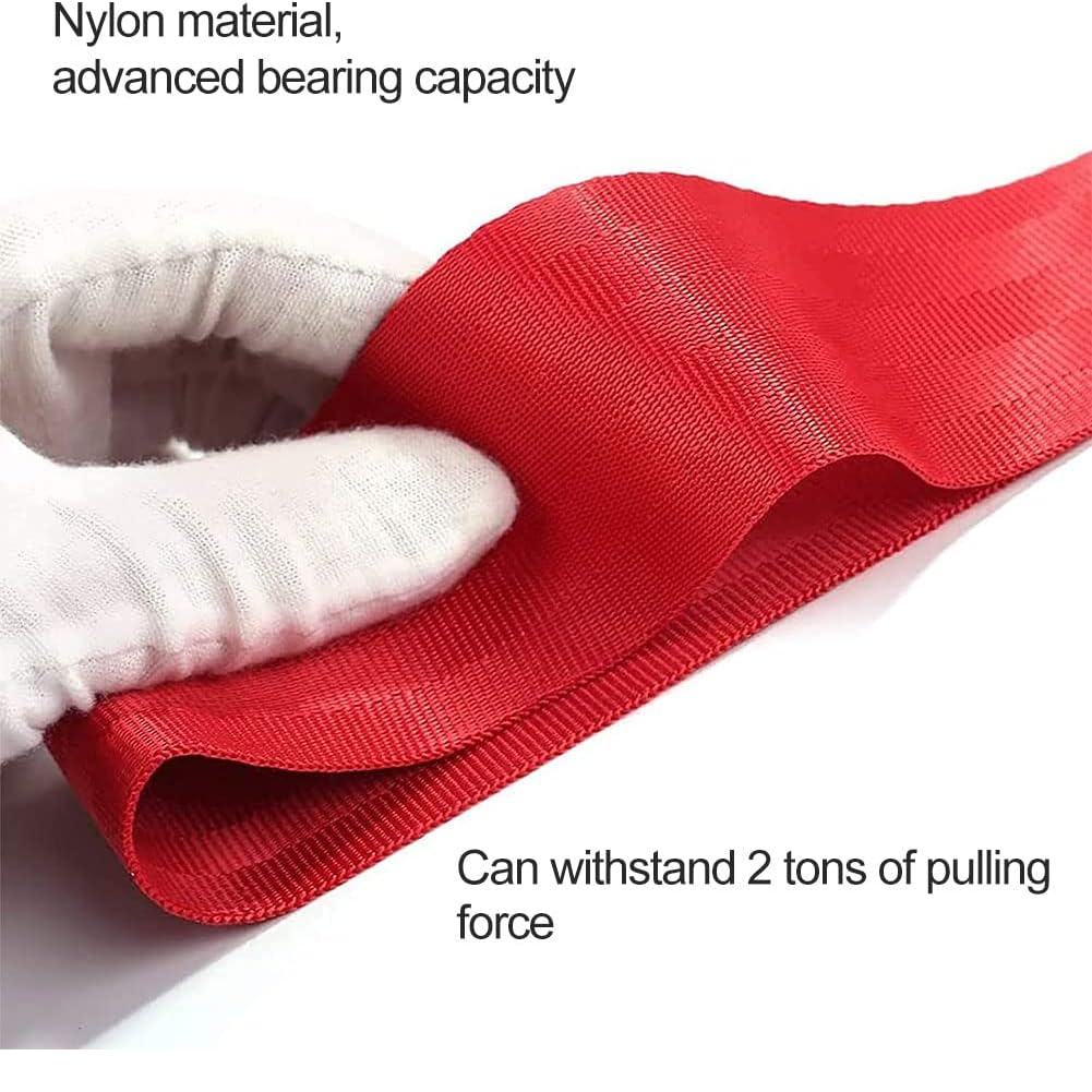 Correa cuerda de remolque nylon universal Rojo - imagen 3
