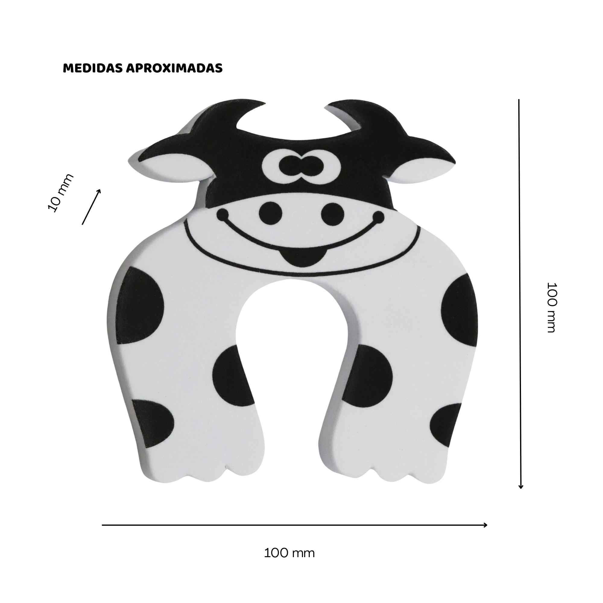 Protector puertas bebe infantiles diseño vaca - imagen 5