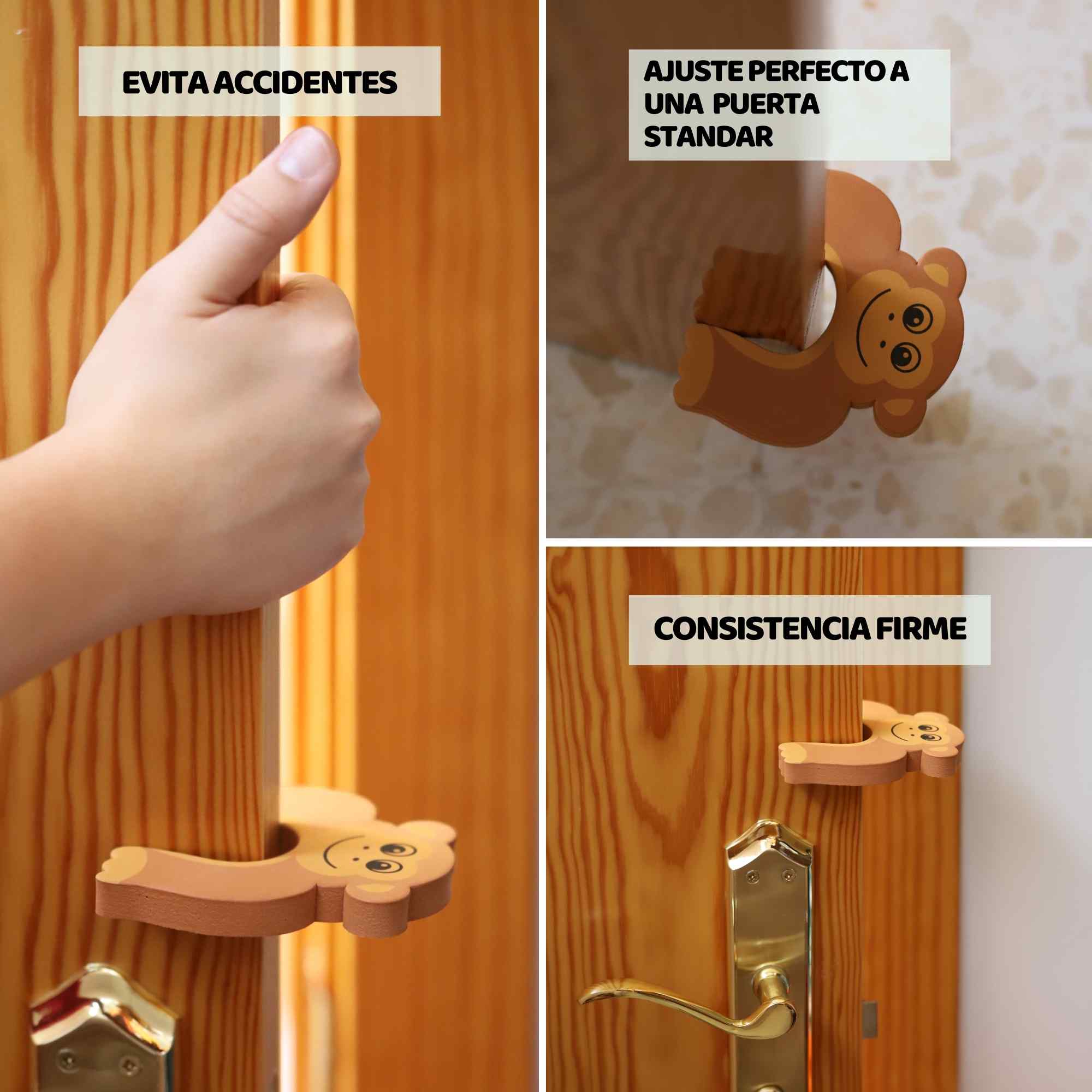 Protector puertas bebe infantiles diseño mono - imagen 4
