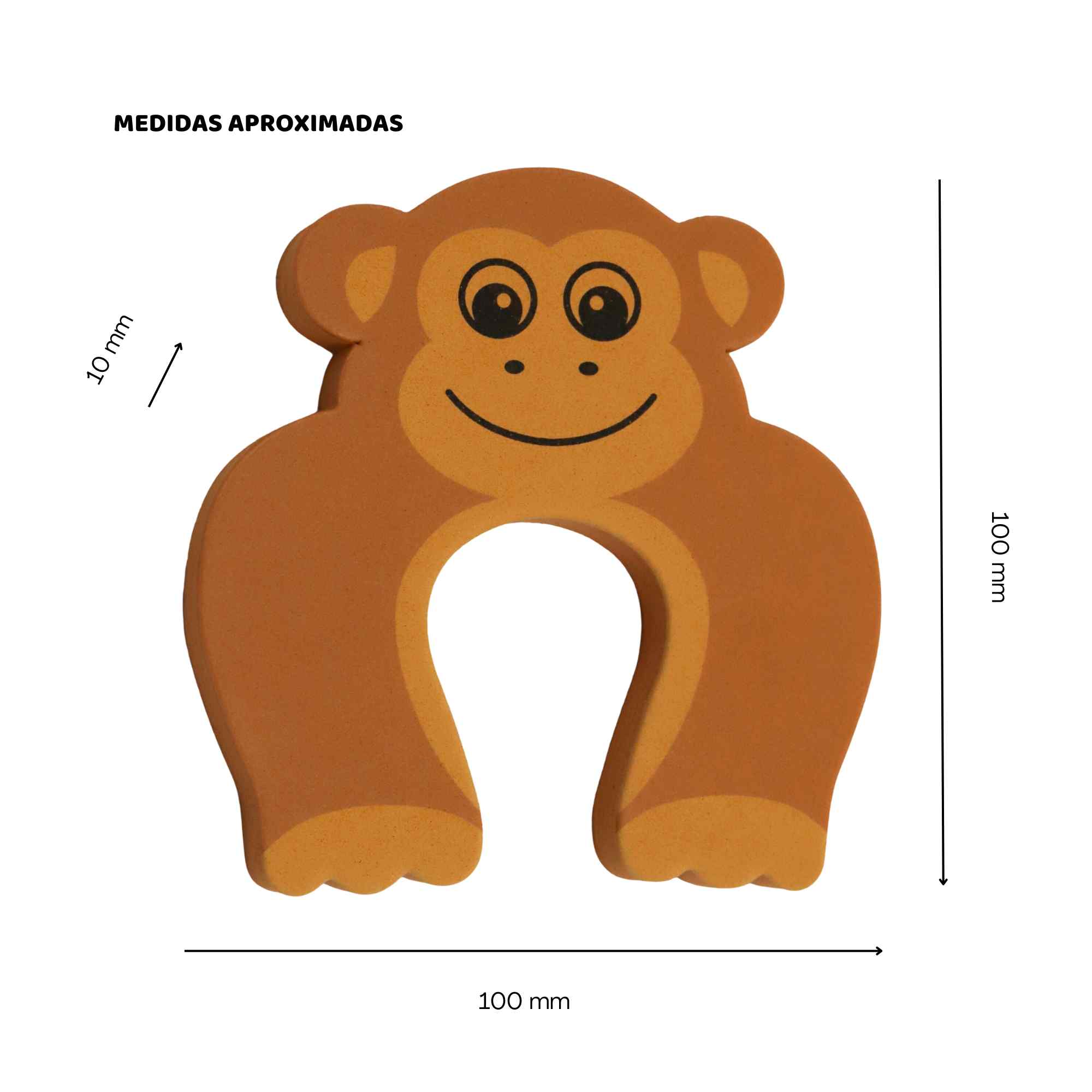 Protector puertas bebe infantiles diseño mono - imagen 5