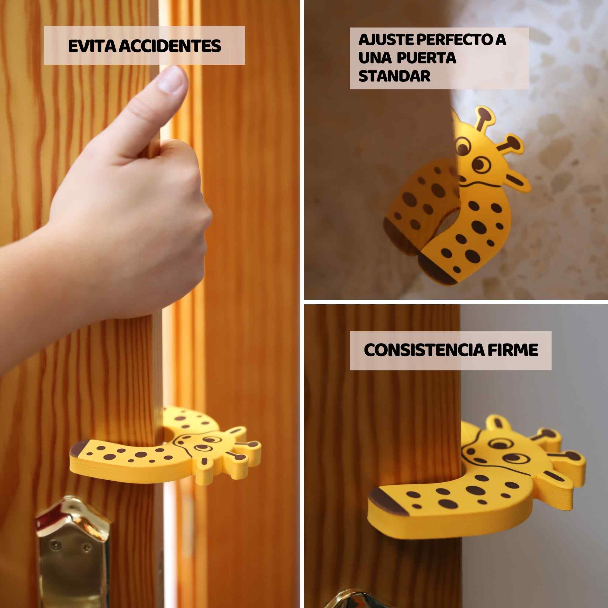Protector puertas bebe infantiles diseño jirafa - imagen 4