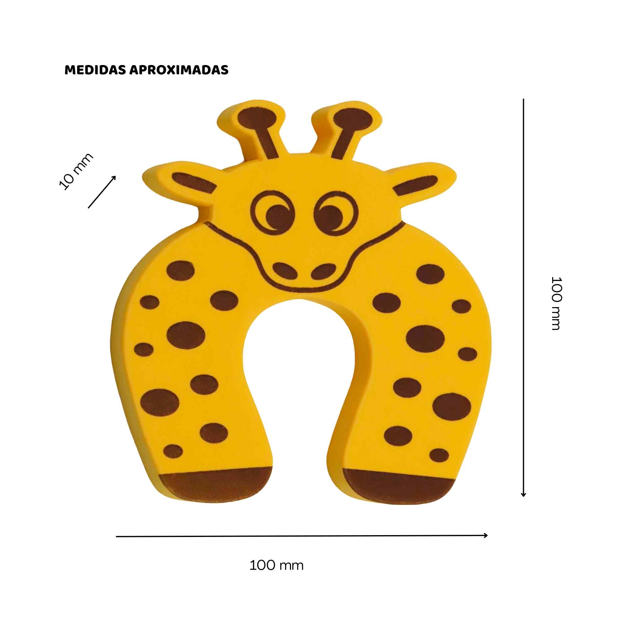 Protector puertas bebe infantiles diseño jirafa - imagen 6