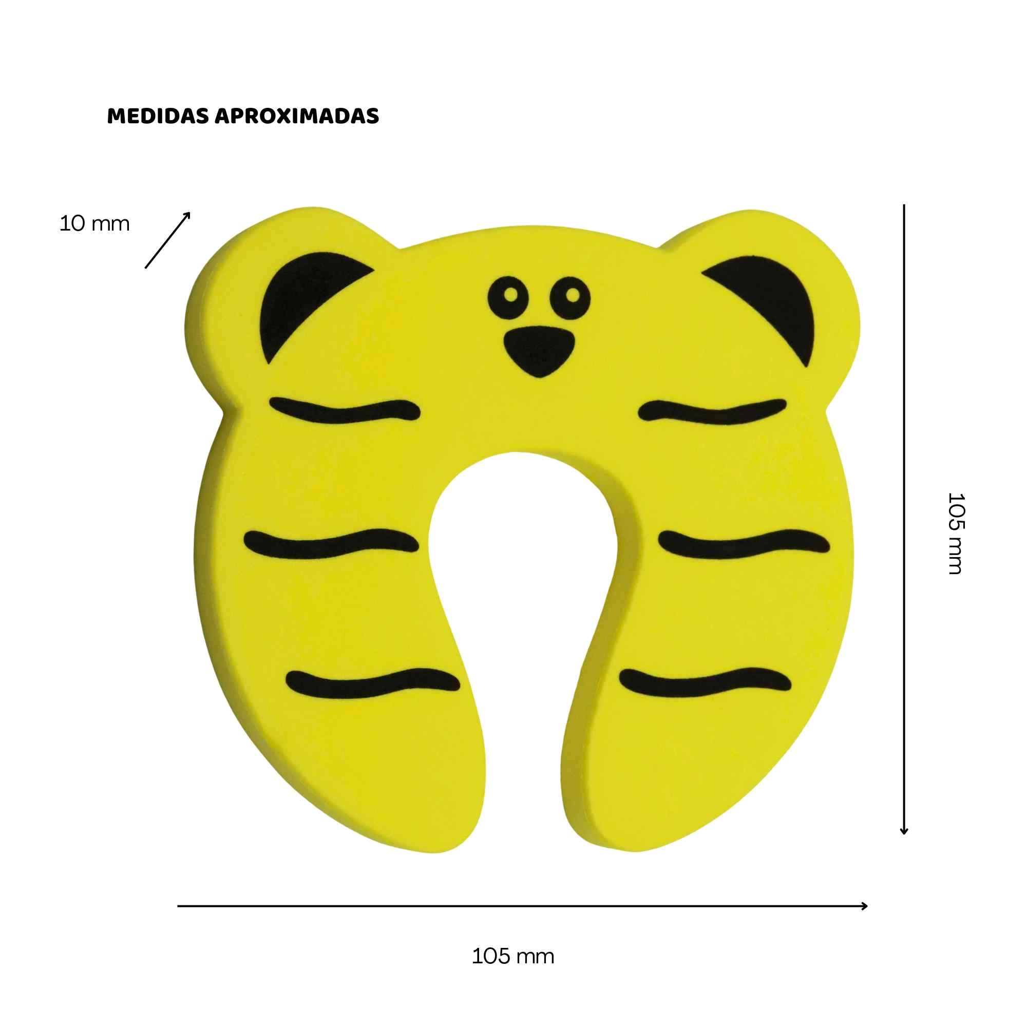 Protector puertas bebe infantiles diseño tigre - imagen 5