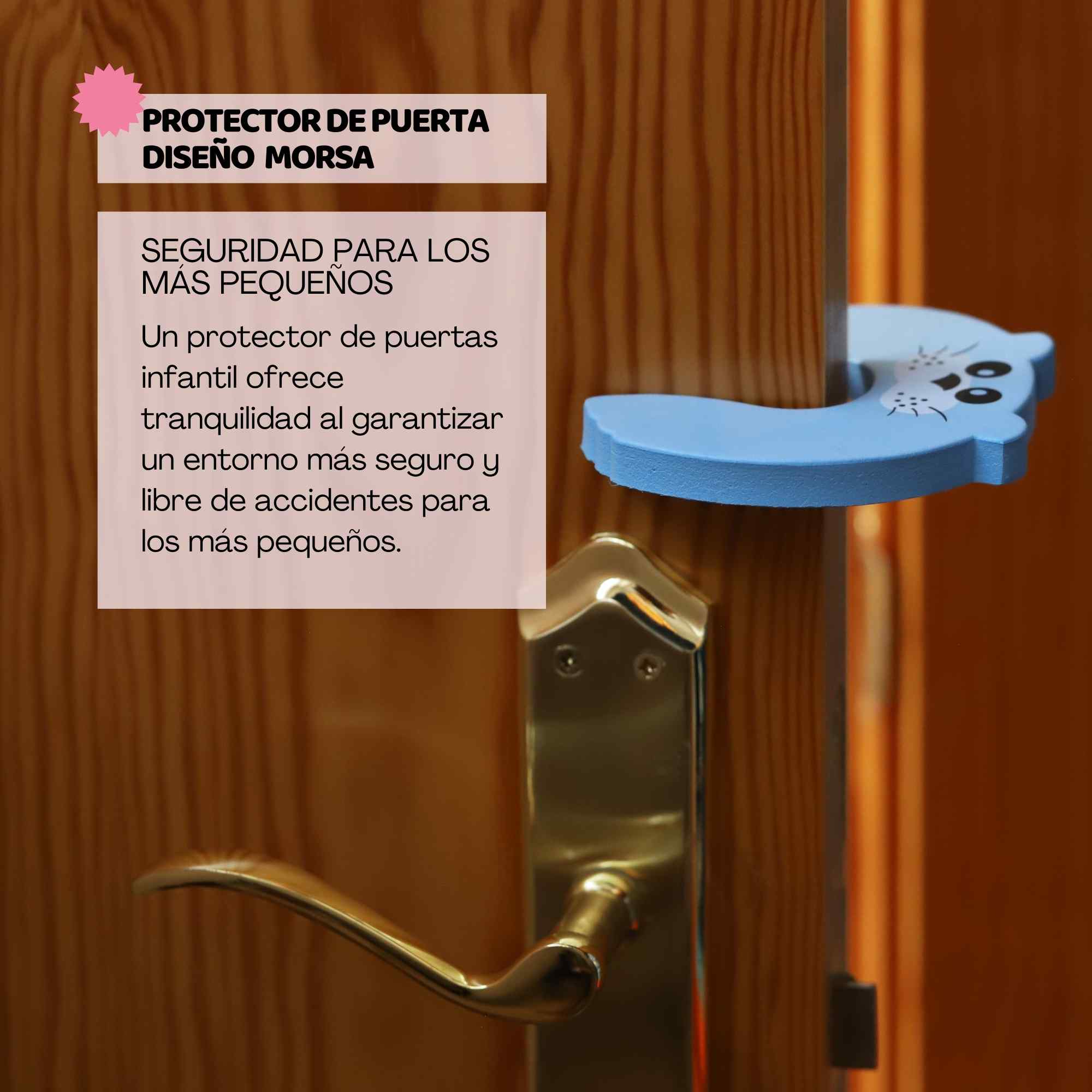 Protector puertas bebe infantiles diseño morsa - imagen 6