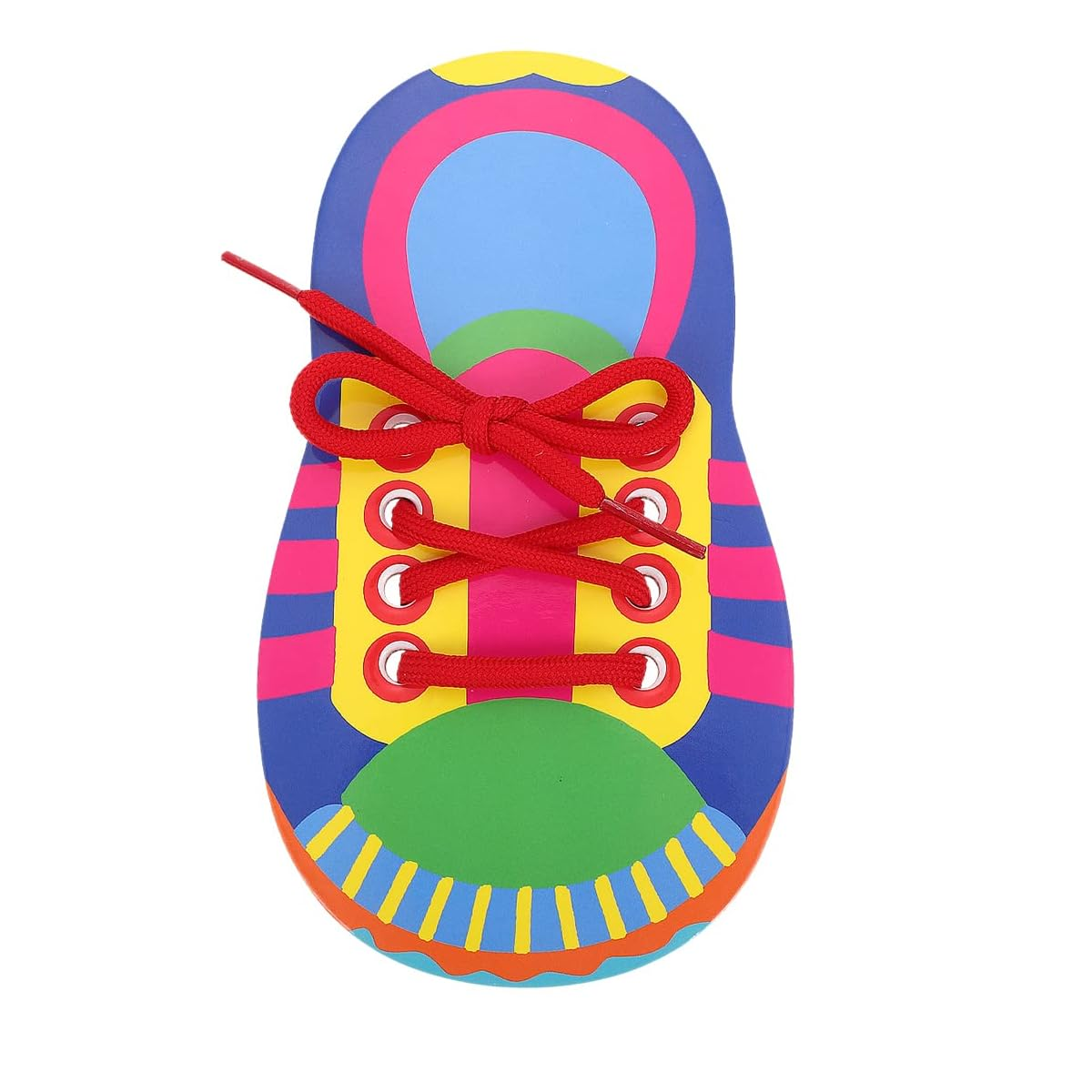 Juego de aprendizaje zapato con cordones para atar multicolor - imagen 5