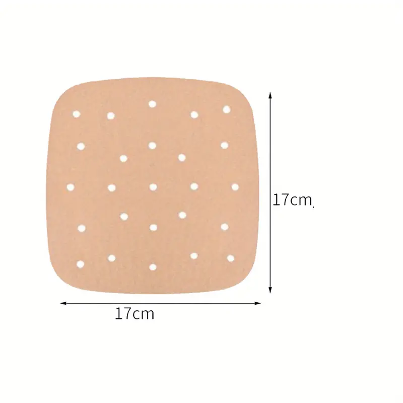 Papel para Freidora de Aire cuadrado 17 cm pack 50 unidades - imagen 4