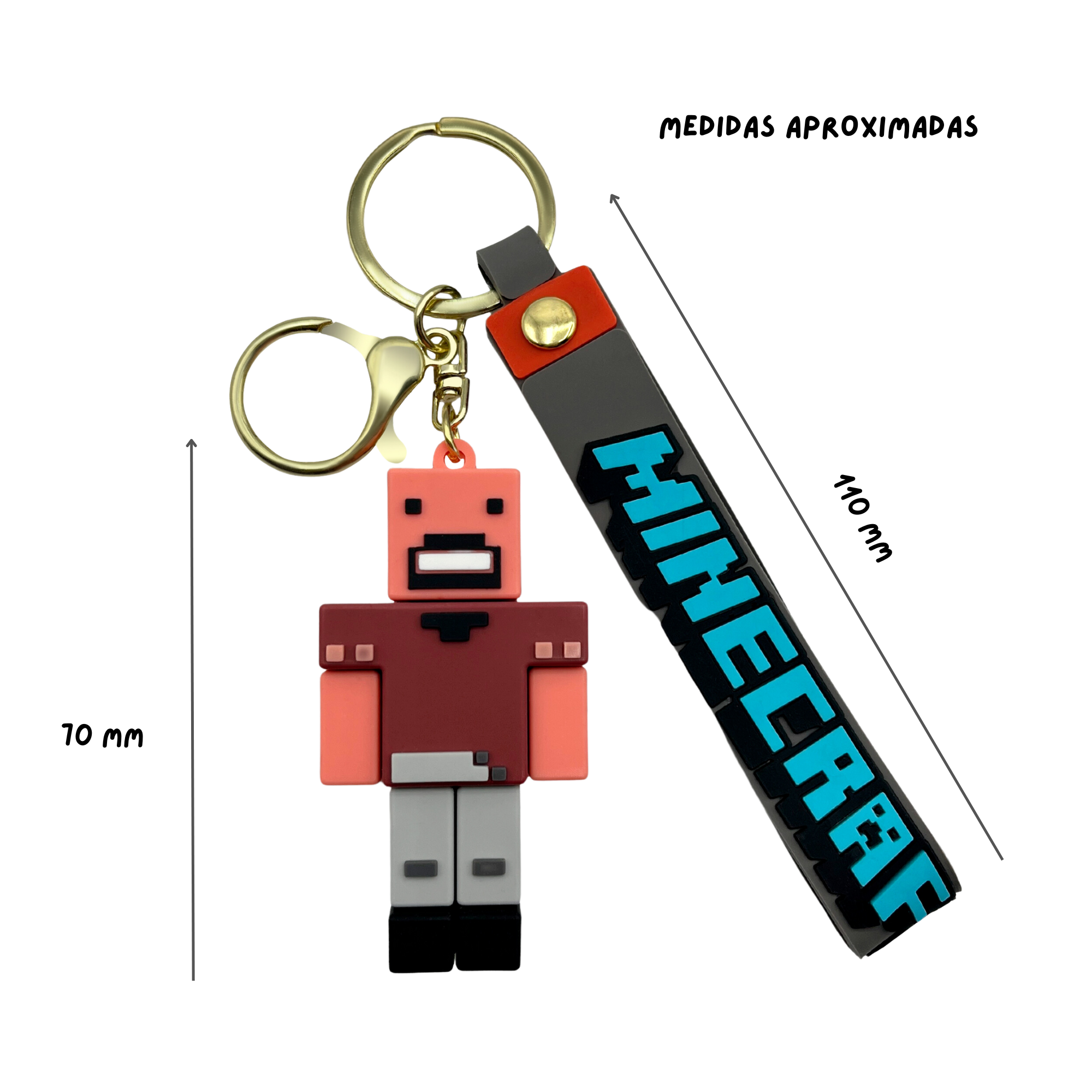 Llavero Villager Minecraft - imagen 5