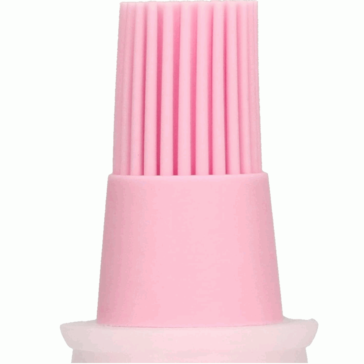 Bote dispensador aceite con cepillo silicona rosa - imagen 5