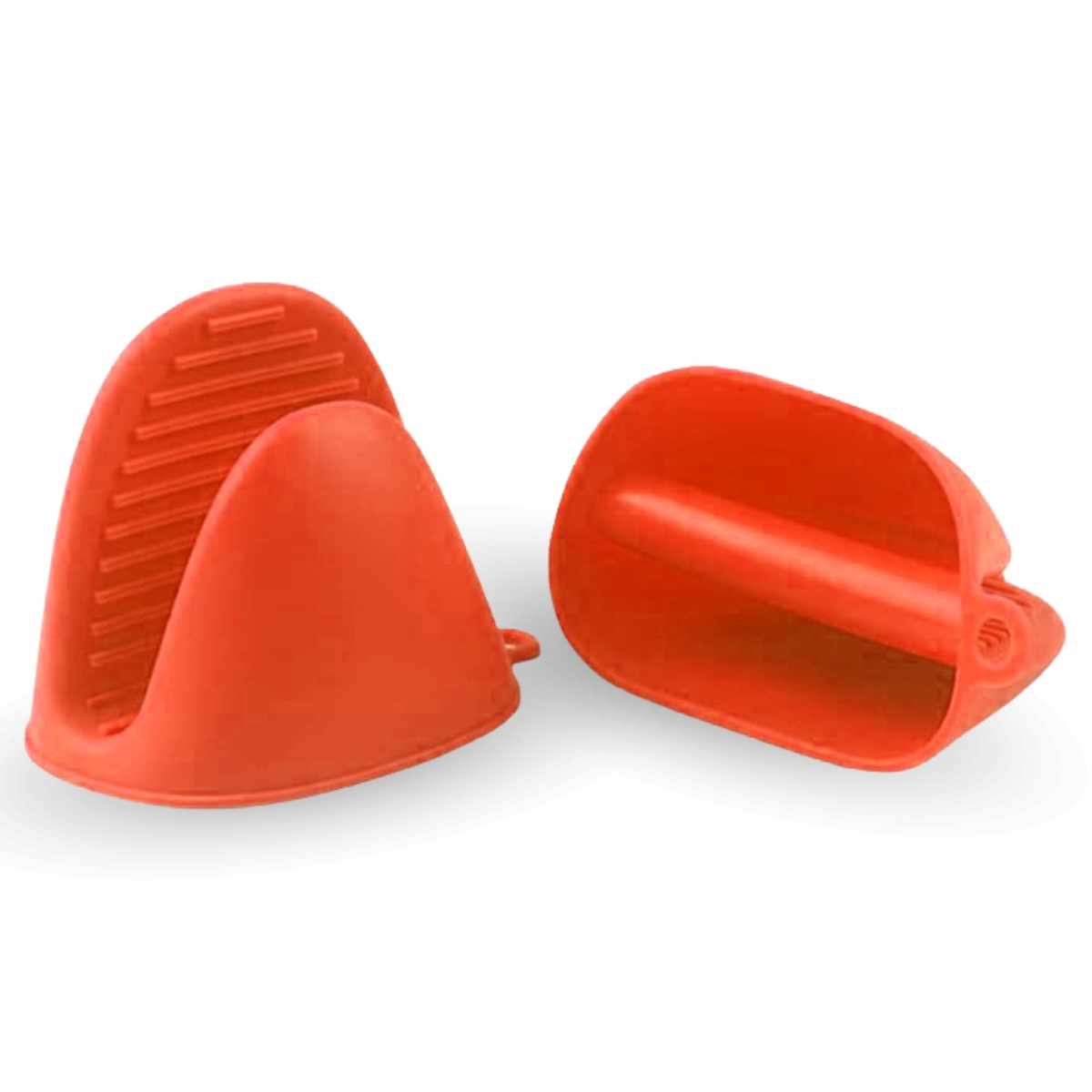 Manoplas guantes silicona para horno rojo - imagen 1