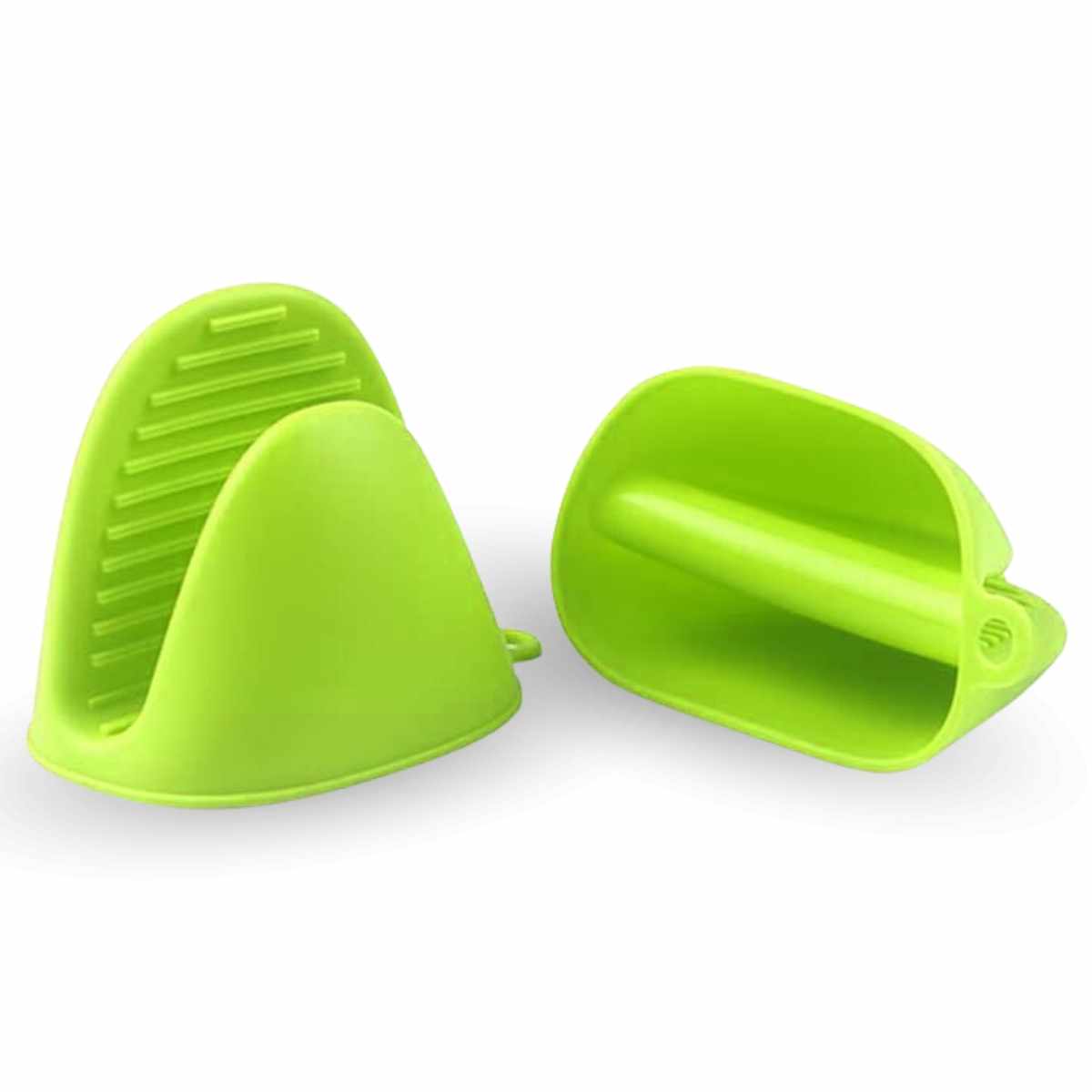 Manoplas guantes silicona para horno verde - imagen 1