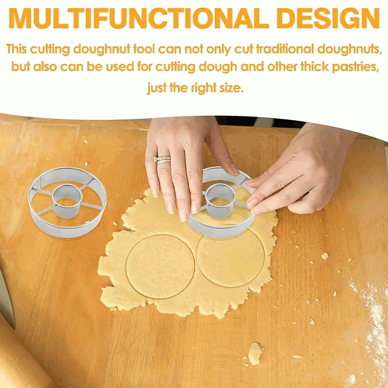 Molde donut acero inoxidable 10 cm diametro - imagen 2