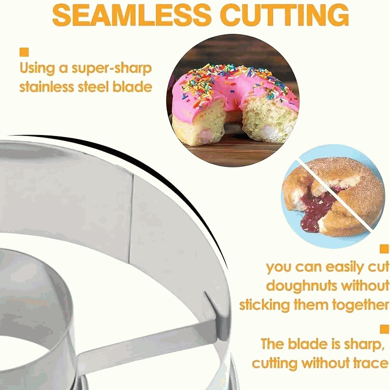 Molde donut acero inoxidable 10 cm diametro - imagen 6