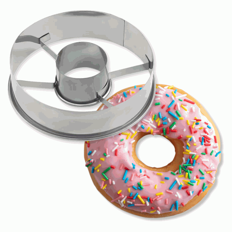 Molde donut acero inoxidable 10 cm diametro - imagen 3