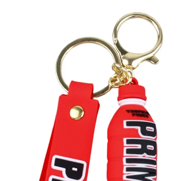 Llavero bebida energética Prime silicona rojo - imagen 2