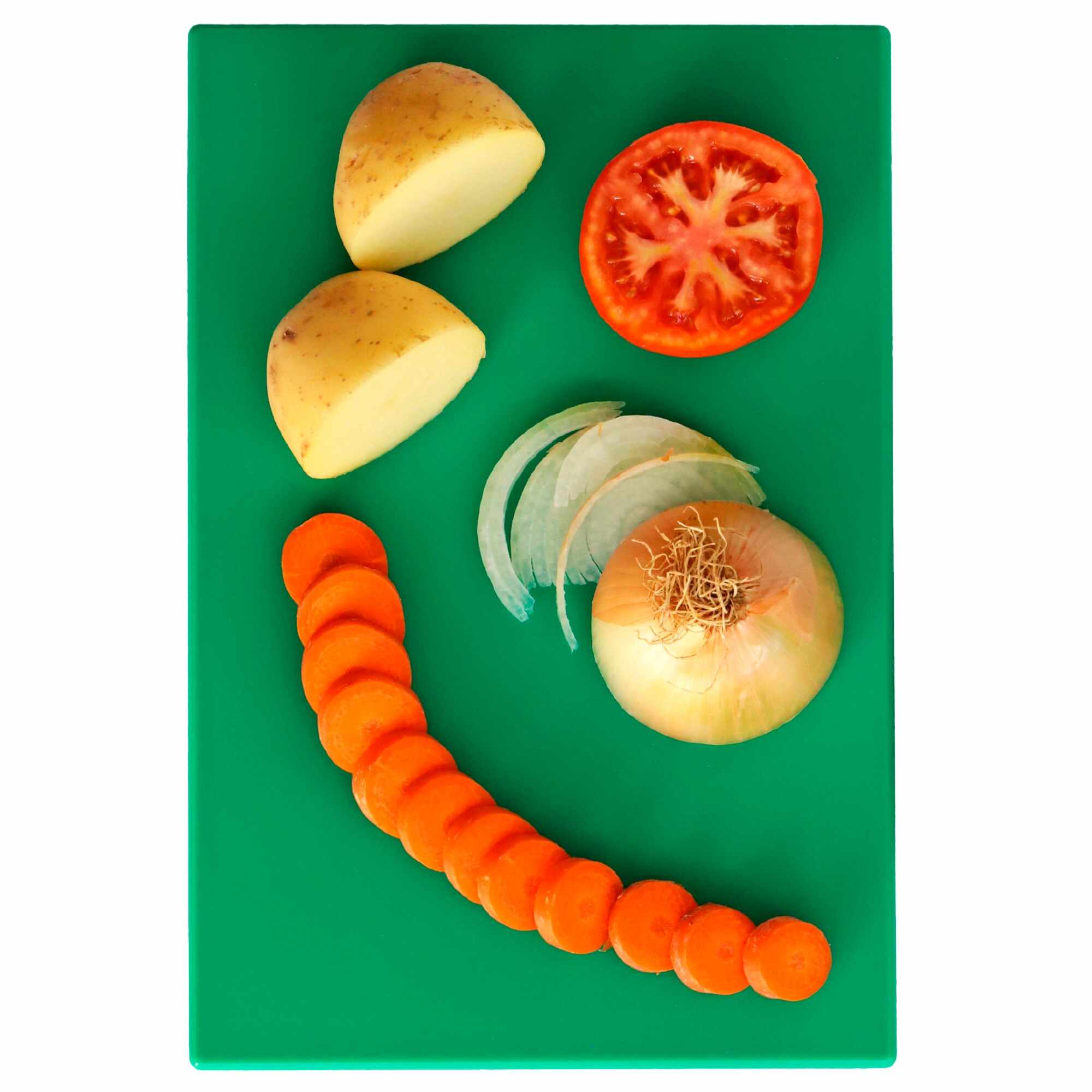Tabla de corte para cocina profesional 30 x 20 cm verde - imagen 1