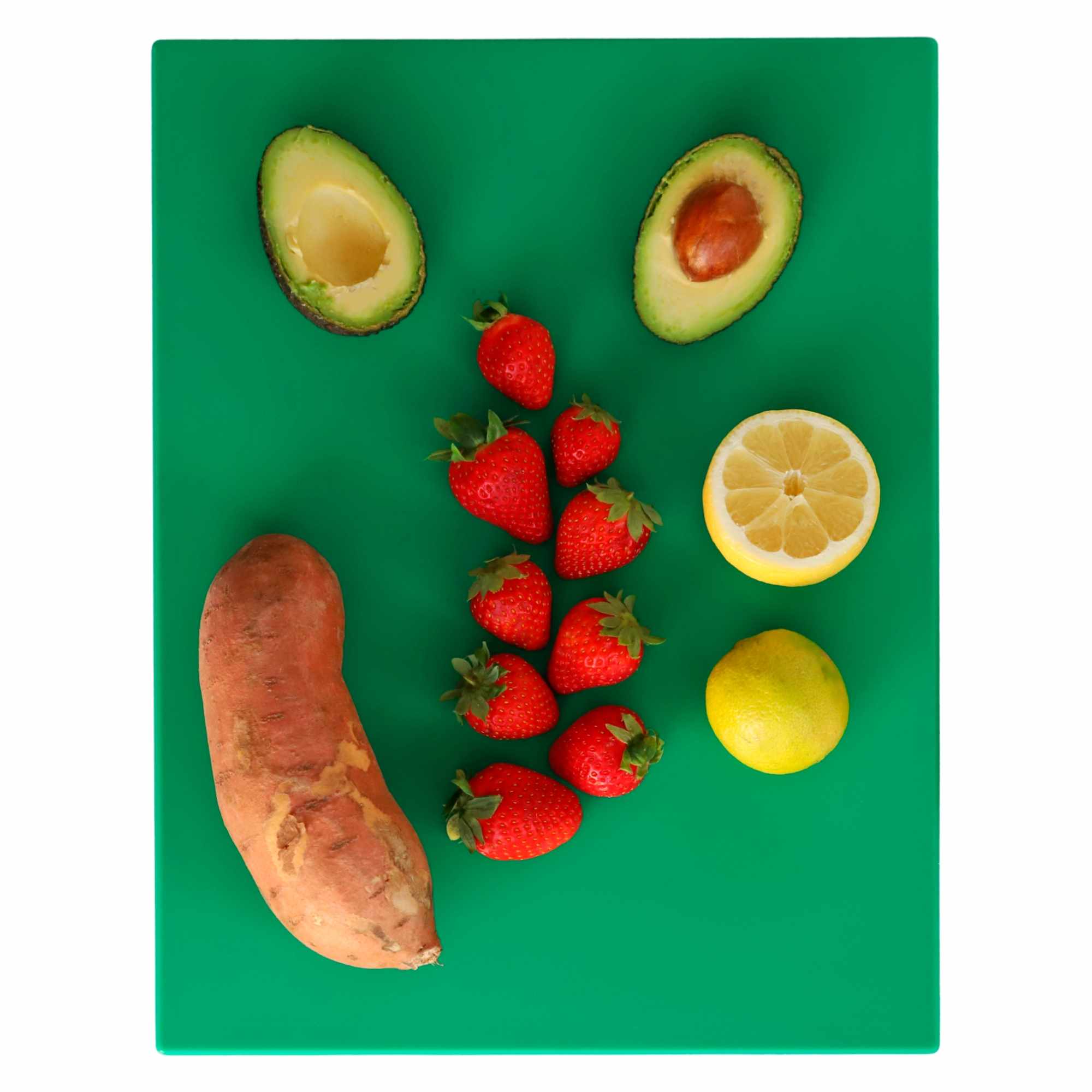 Tabla de corte para cocina profesional 40 x 30 cm verde