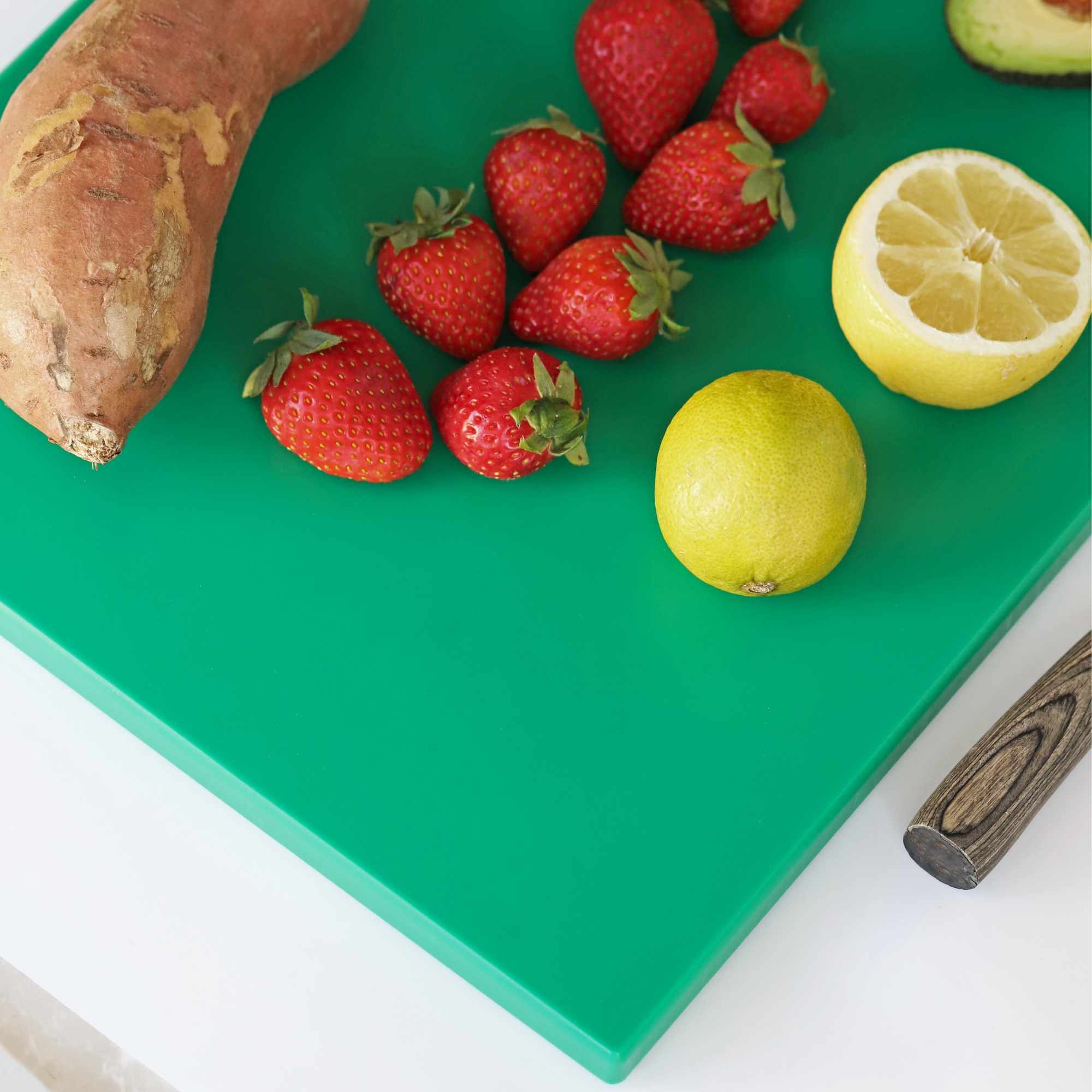 Tabla de corte para cocina profesional 40 x 30 cm verde - imagen 3