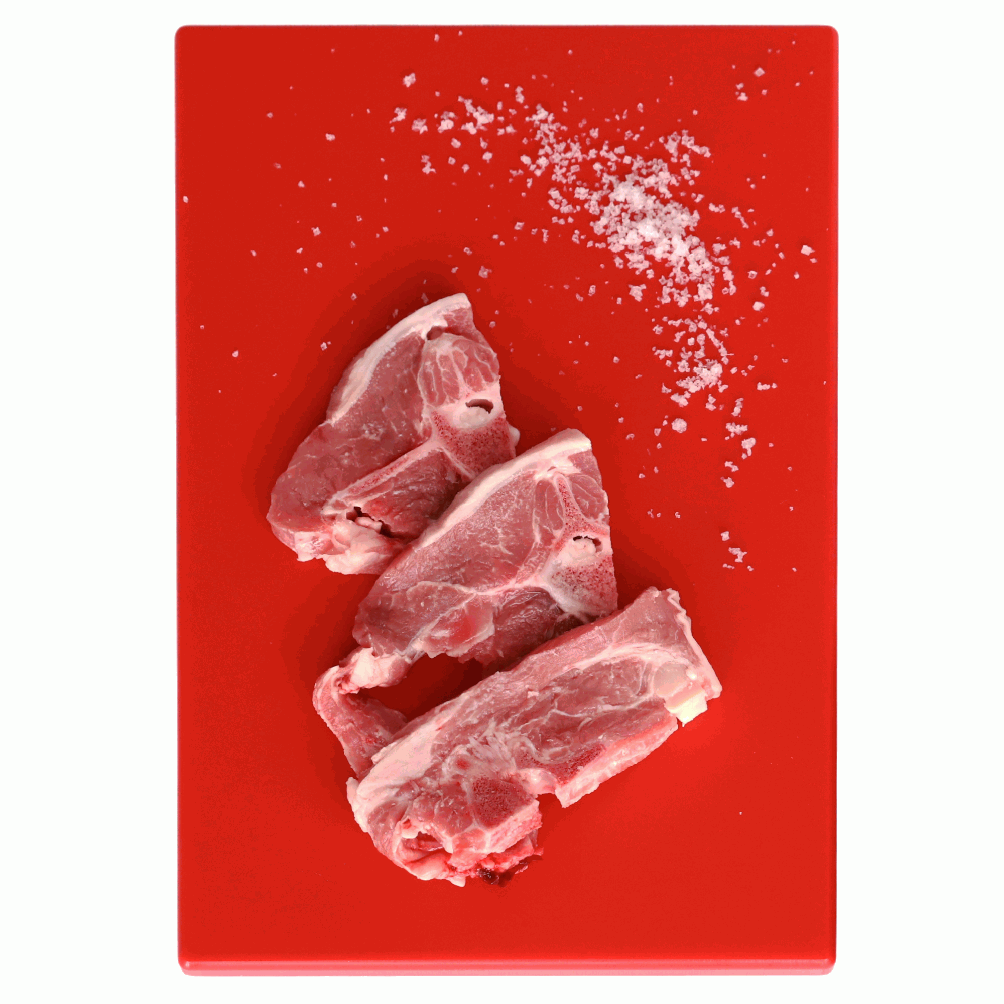 Tabla de corte para cocina profesional 30 x 20 cm rojo - imagen 1