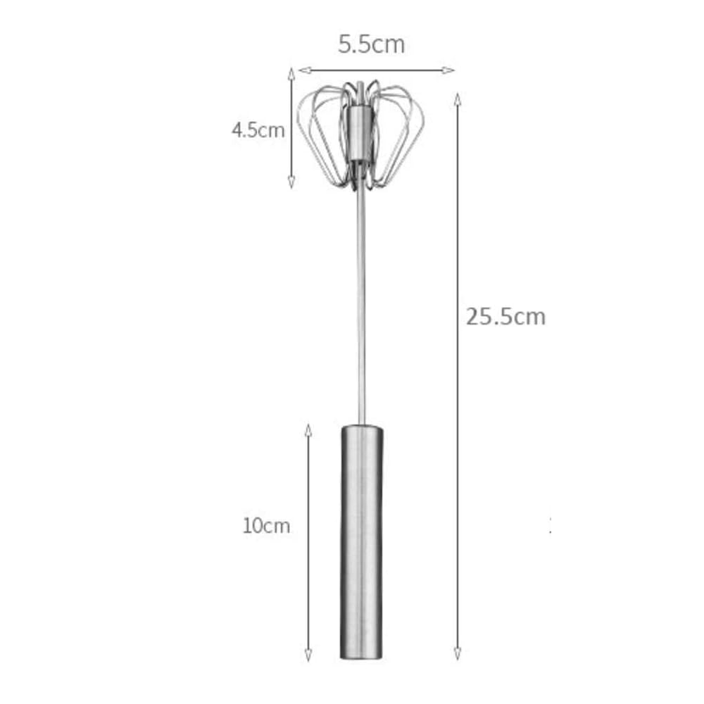 Batidor de Huevos de Acero Inoxidable 25 cm - imagen 6