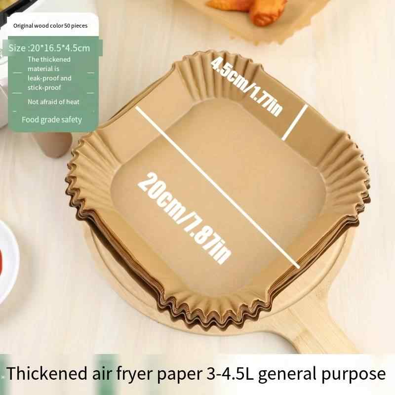 Papel para Freidora de Aire cuadrado 20 cm pack 100 unidades - imagen 6