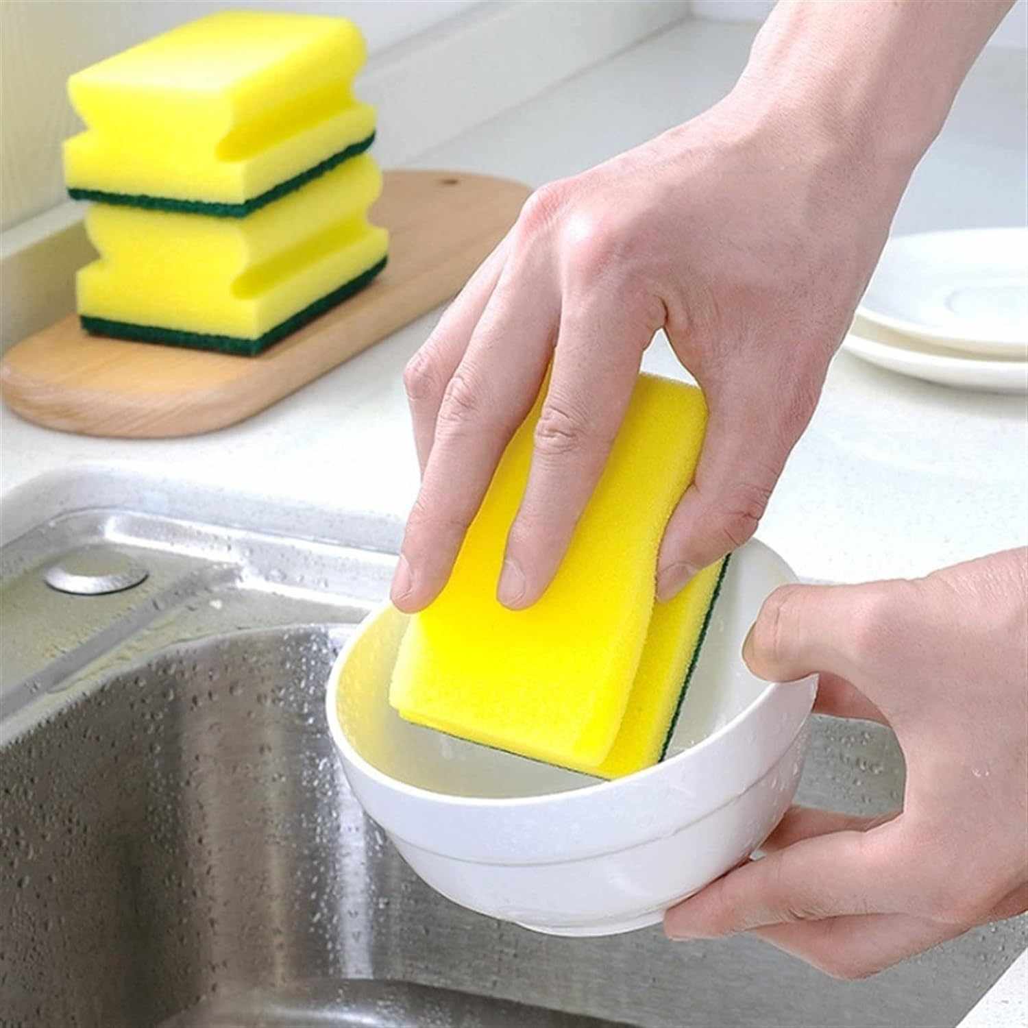 Estropajo Clásico de cocina salvauñas pack 3 unidades - imagen 6
