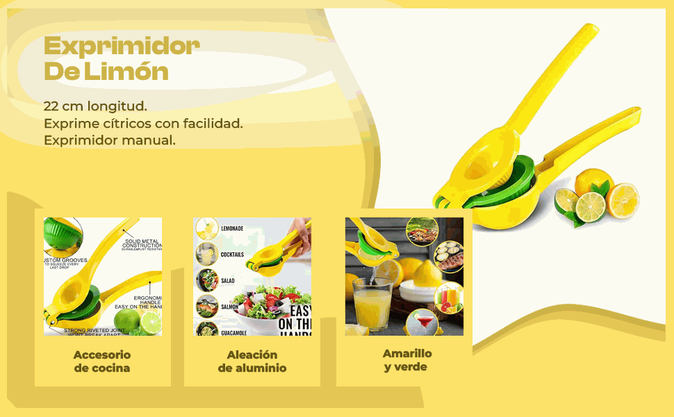 Banner - Exprimidor de limón y lima manual