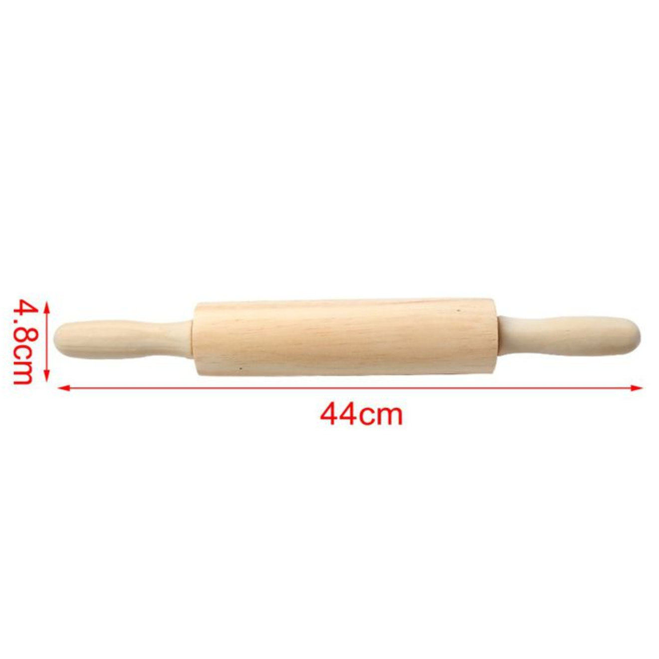 Rodillo de madera para amasar 44 cm - imagen 5