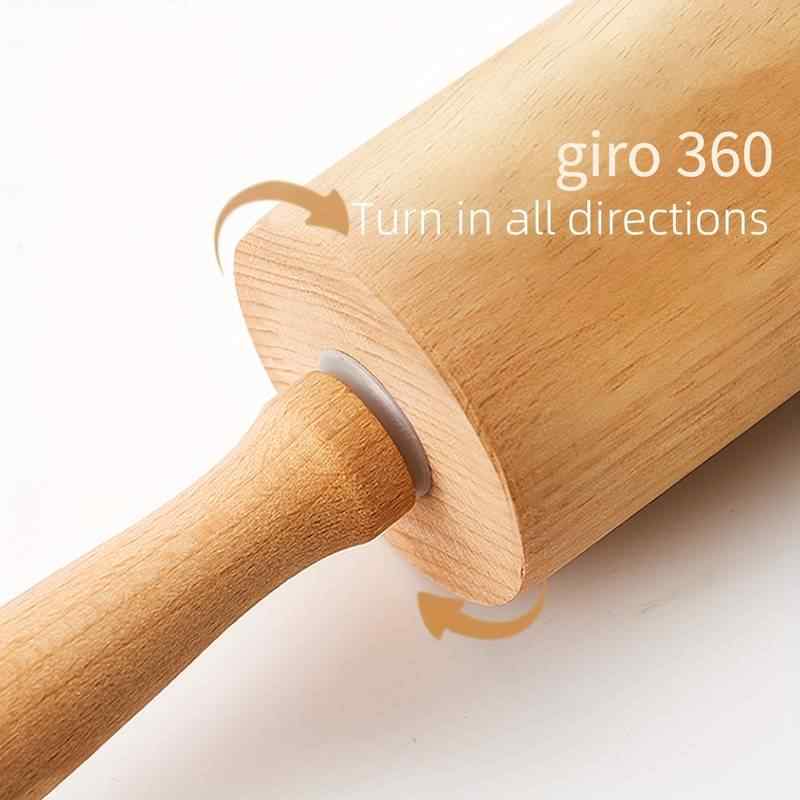 Rodillo de madera para amasar 36 cm - imagen 7