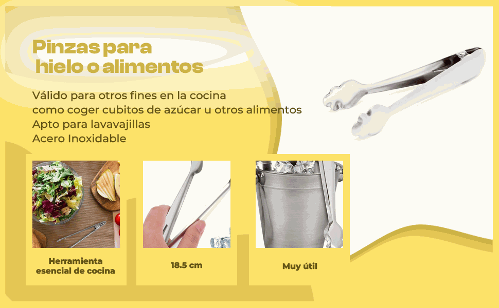 Banner - Pinzas para Hielo 19 cm