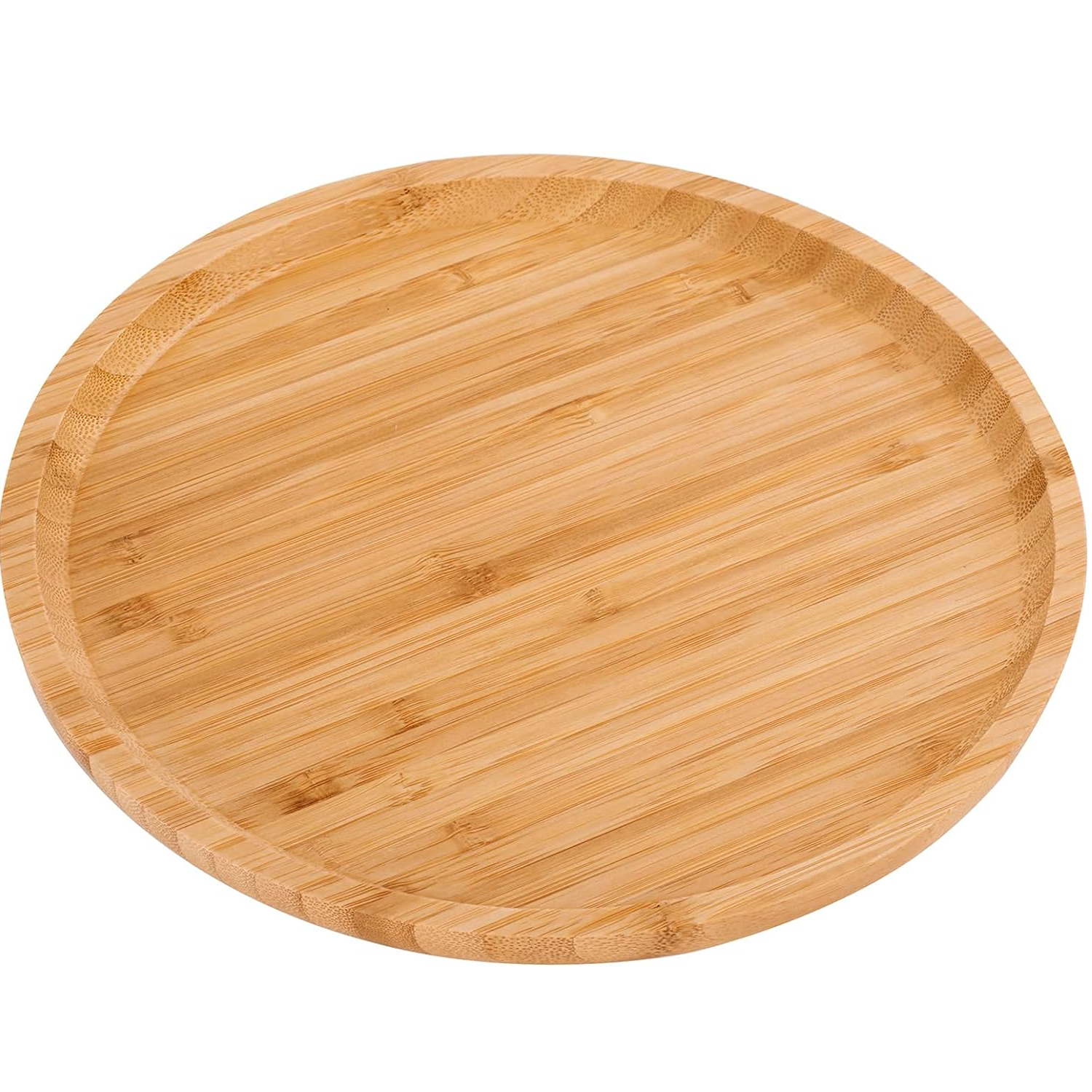 Plato redondo madera de bambu 30 cm - imagen 5