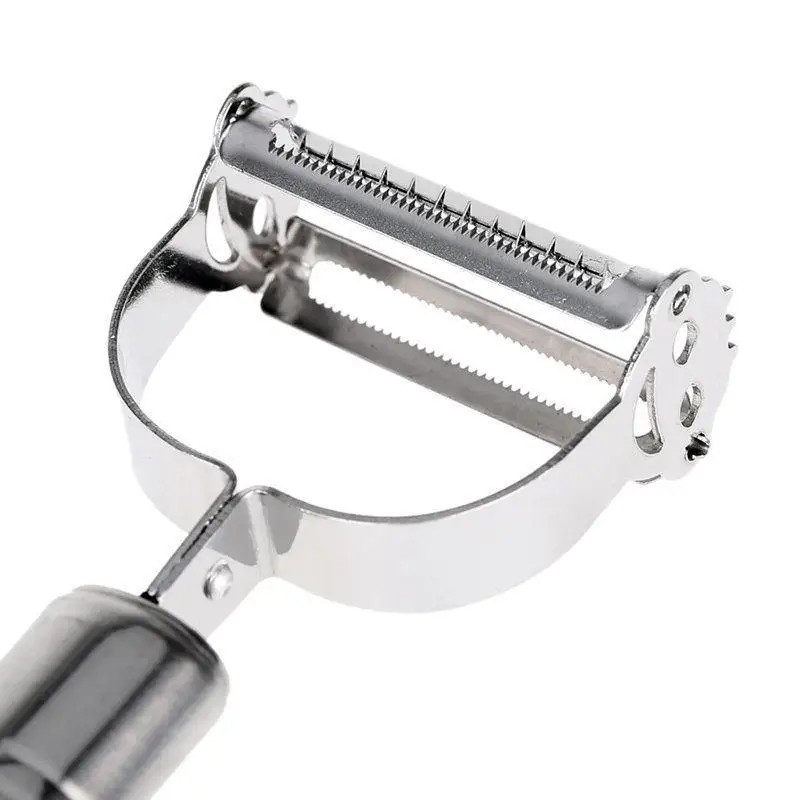 Pelador de frutas y verduras acero inoxidable 4 en 1 - imagen 1