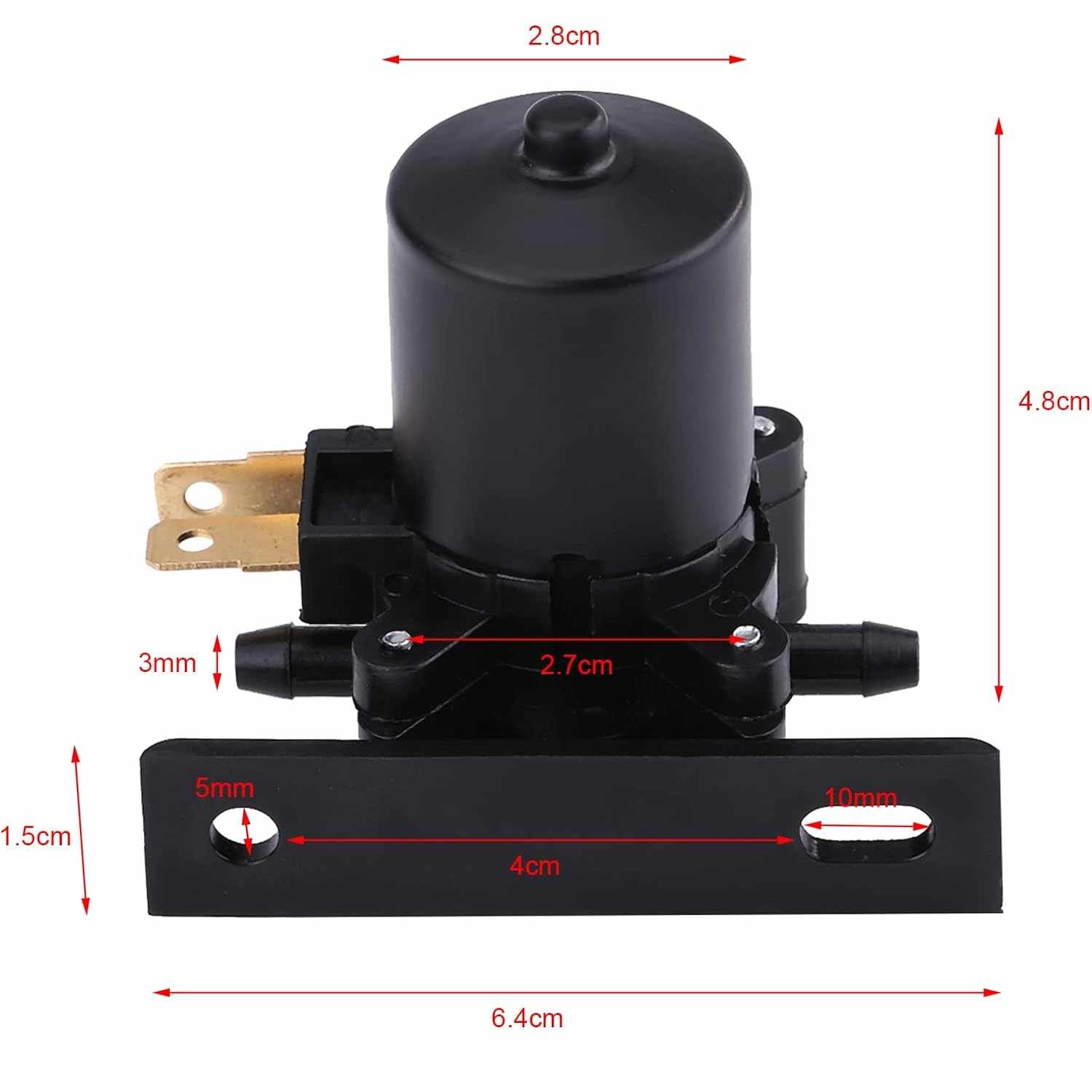Bomba de agua de lavado parabrisas Universal de 12 V AWP01 - imagen 5