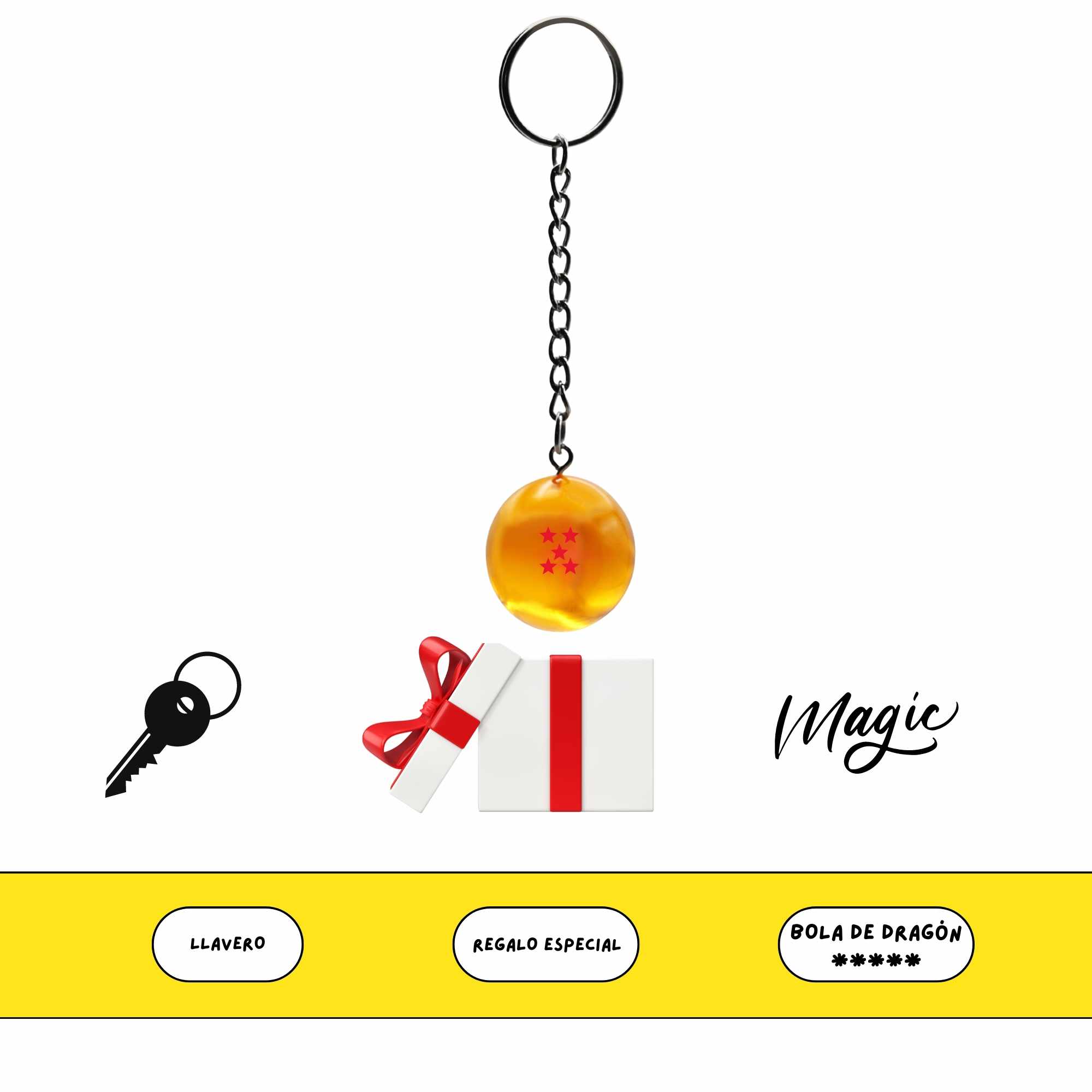 Llavero Dragon Ball Z de 2 estrellas - imagen 6