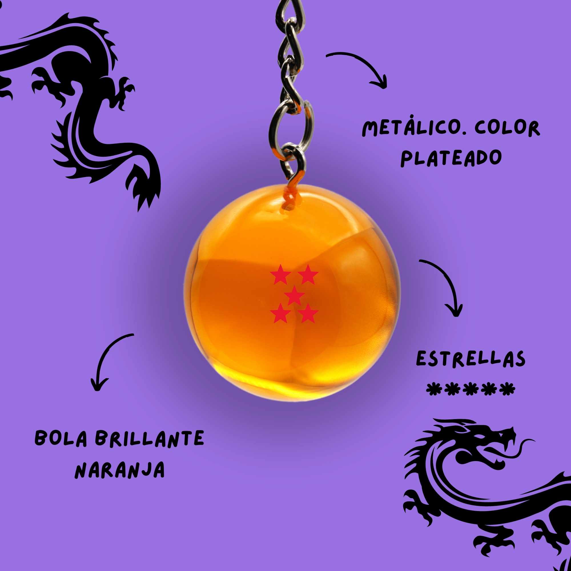 Llavero Dragon Ball Z de 5 estrellas - imagen 5