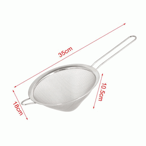 Colador de cocina acero inoxidable con mango 35 cm - imagen 7