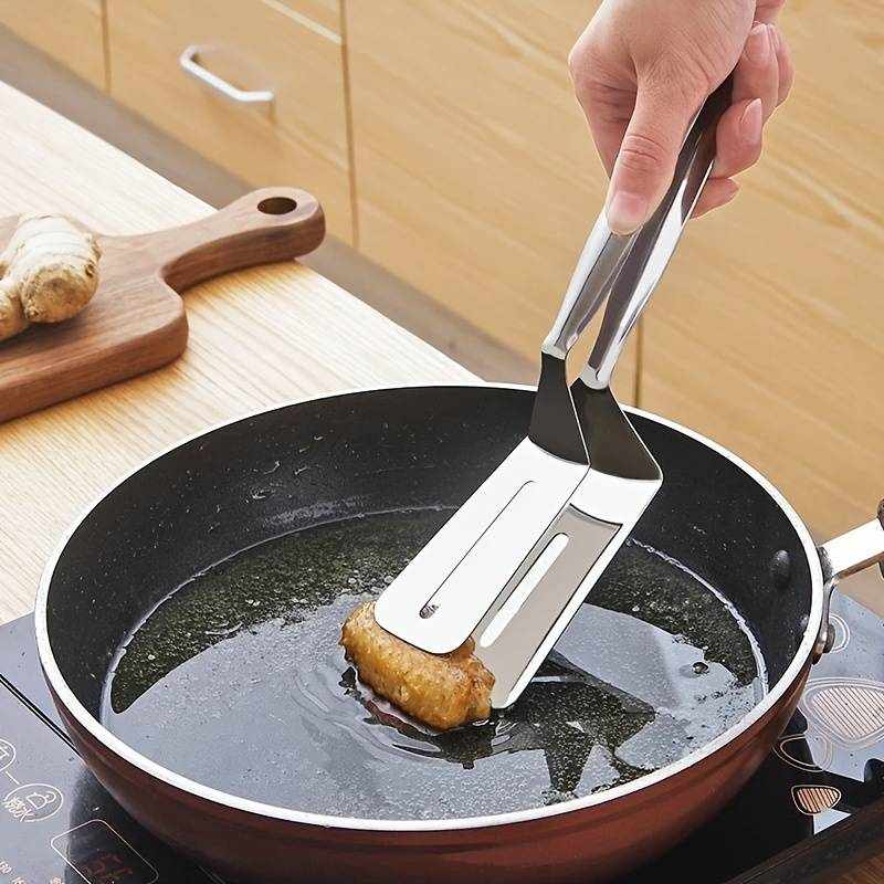 Pinza de comida acero inoxidable - imagen 1