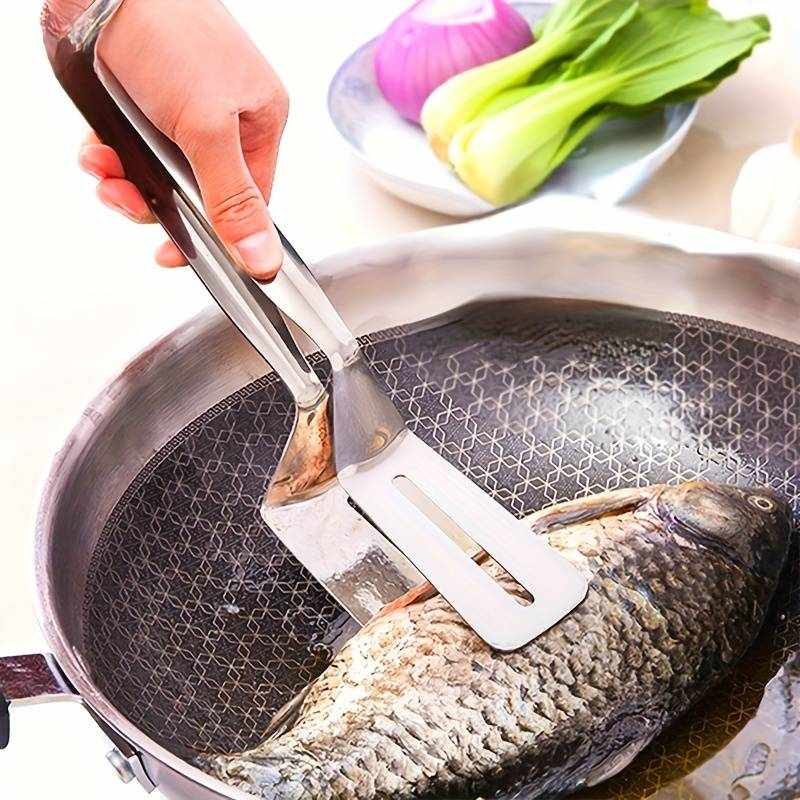 Pinza de comida acero inoxidable - imagen 6