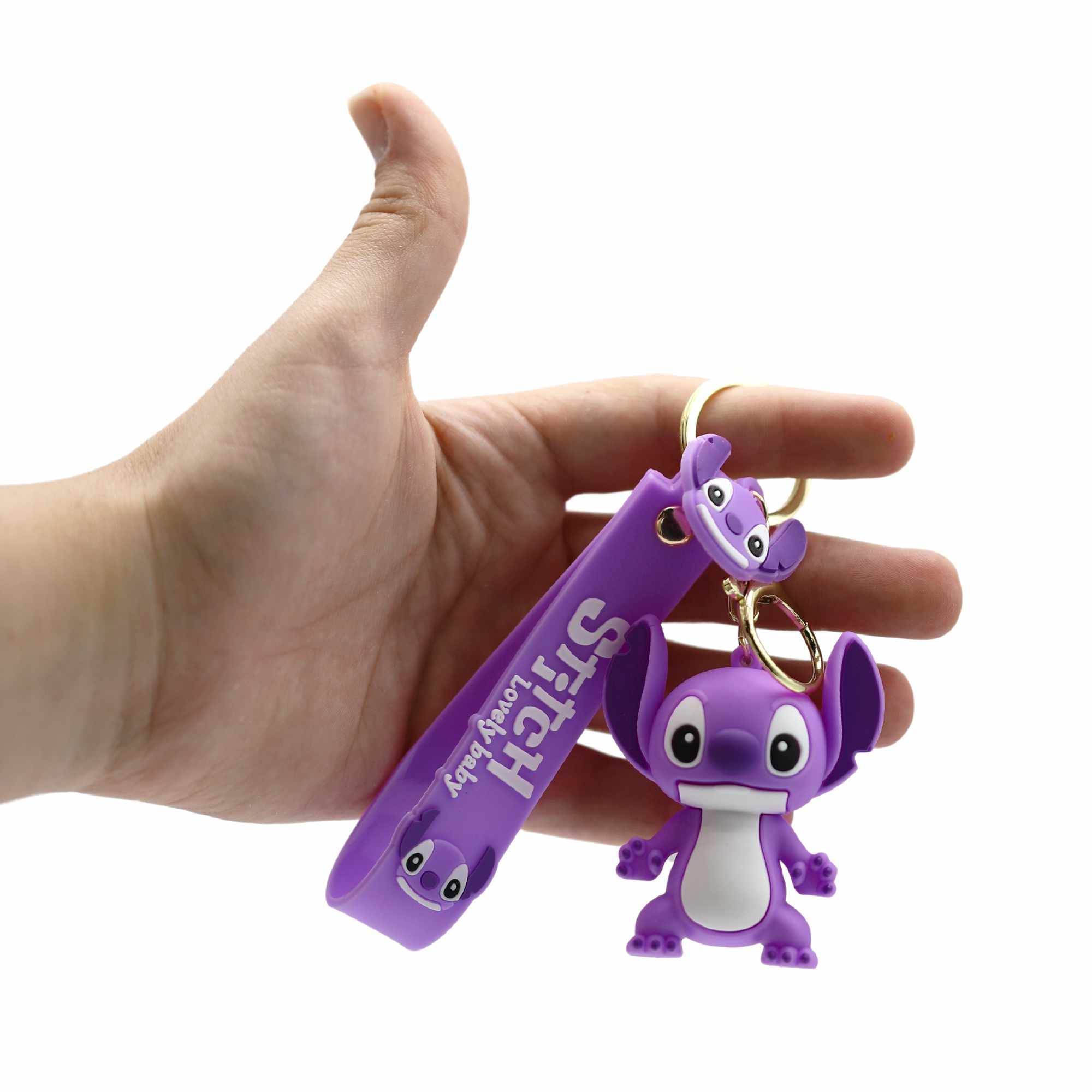 Llavero Lilo & Stitch compatible con disney rosa - imagen 3