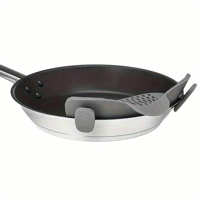 Colador plegable de silicona para olla gris - imagen 6