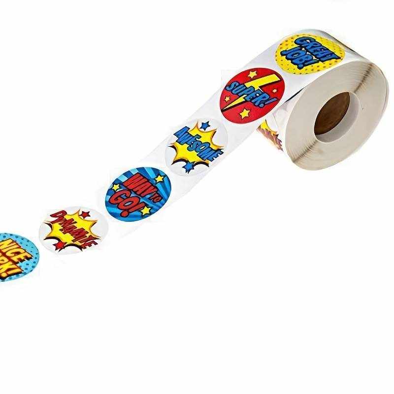 Rollo pegatinas de símbolos 2.5 cm 500 unidades tipo 9 - imagen 6