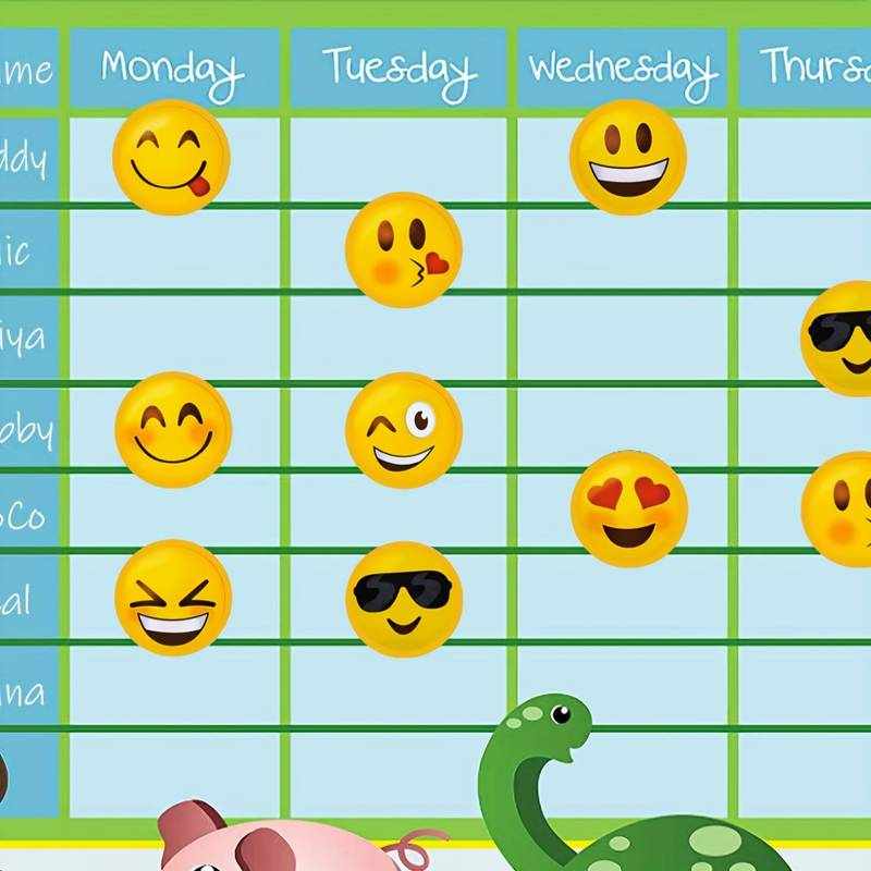 Rollo pegatinas de emojis 2.5 cm 500 unidades tipo 10 - imagen 3