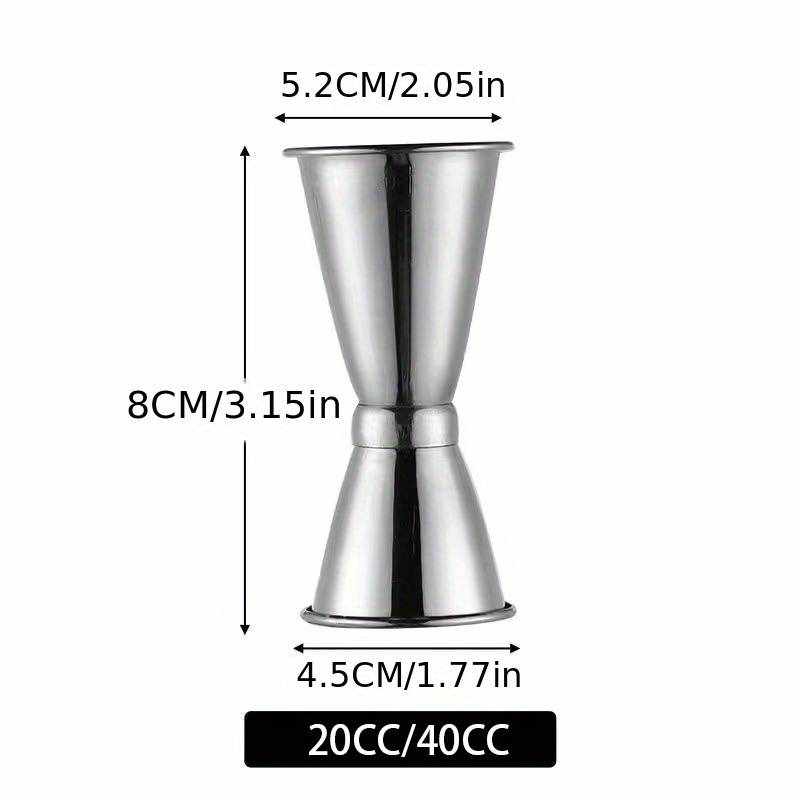 Vaso Medidor Cocktail 20cc - 40cc acero inoxidable - imagen 4