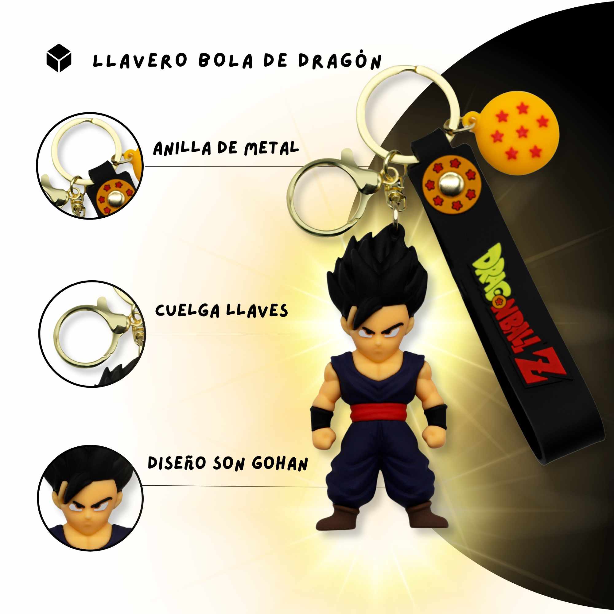 Llavero dragon ball Son Gohan - imagen 2