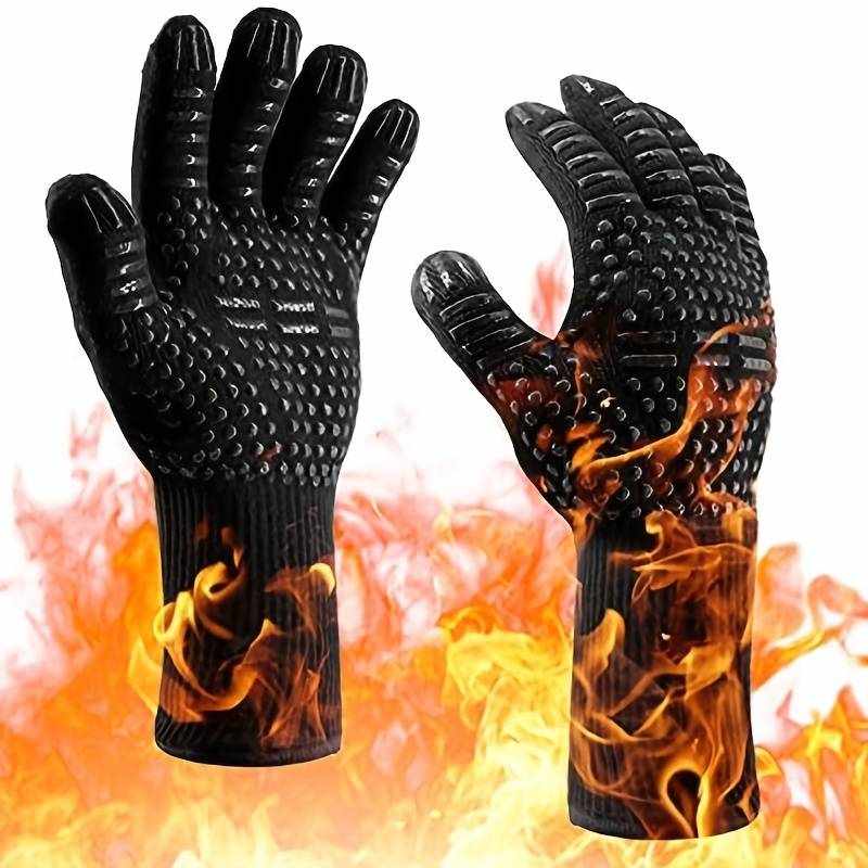 Guantes para Horno Resistentes al Calor hasta 800 grados negros - imagen 1