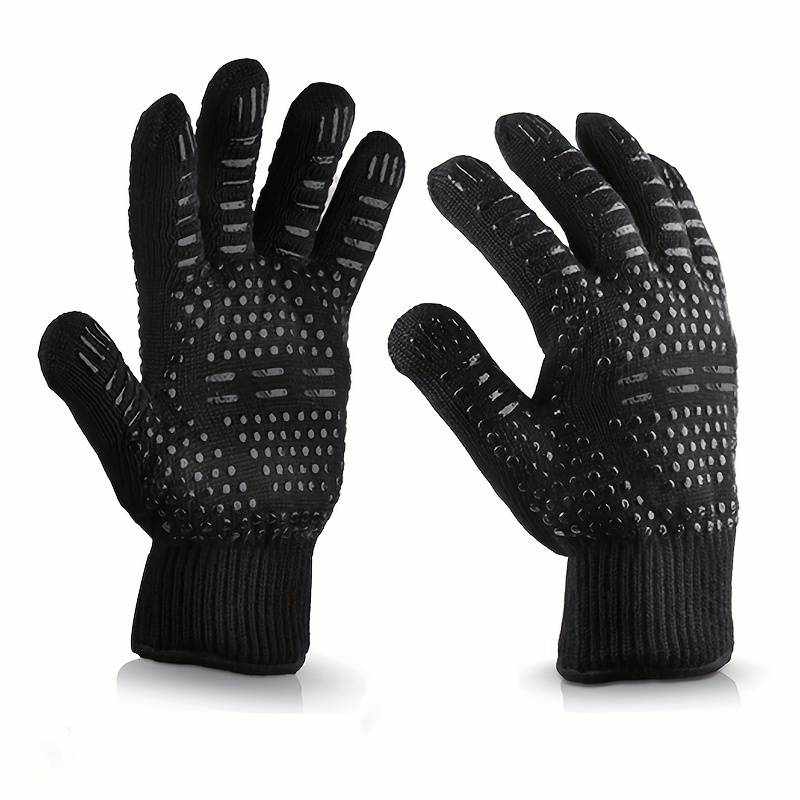 Guantes para Horno Resistentes al Calor hasta 800 grados negros - imagen 5