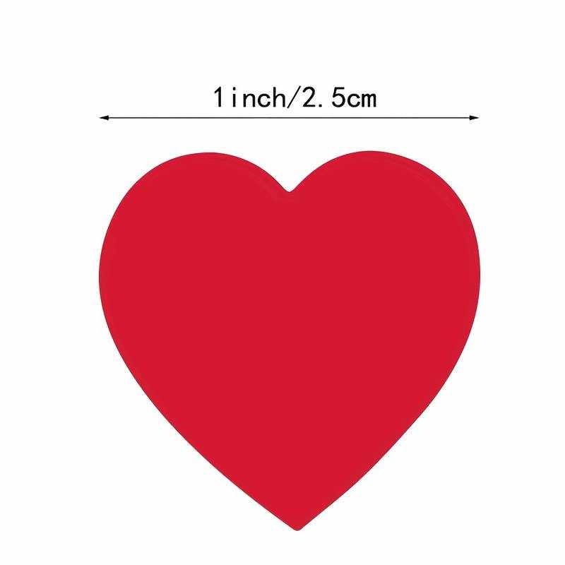 Rollo pegatinas de corazones 2.5 cm 500 unidades - imagen 4