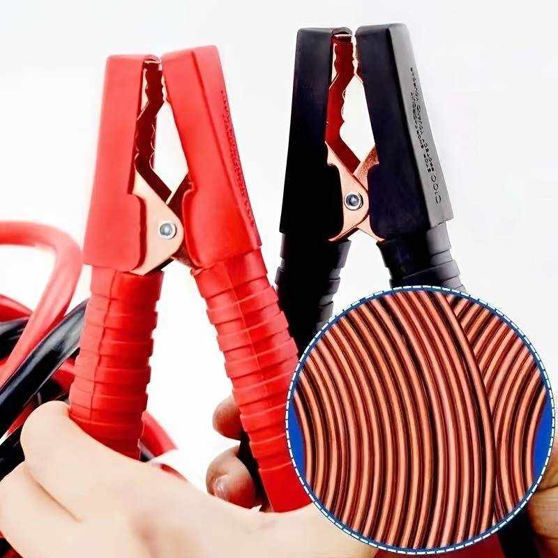 Pinzas de bateria de Coche y Motos 2.5 M rojo-negro 2000 A - imagen 2