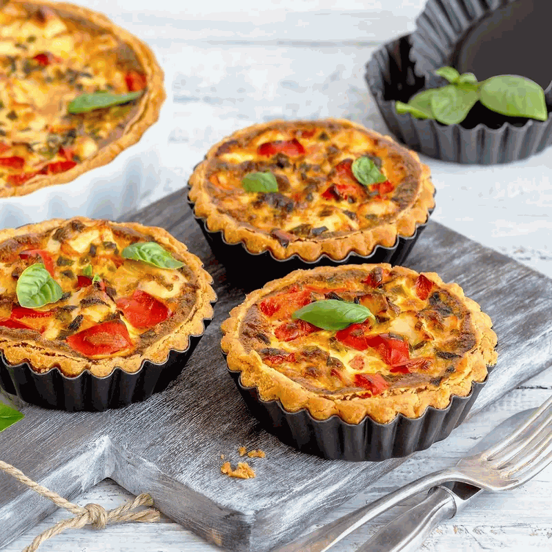 Molde de Horno Rizado con Base Extraíble 10 cm - imagen 5