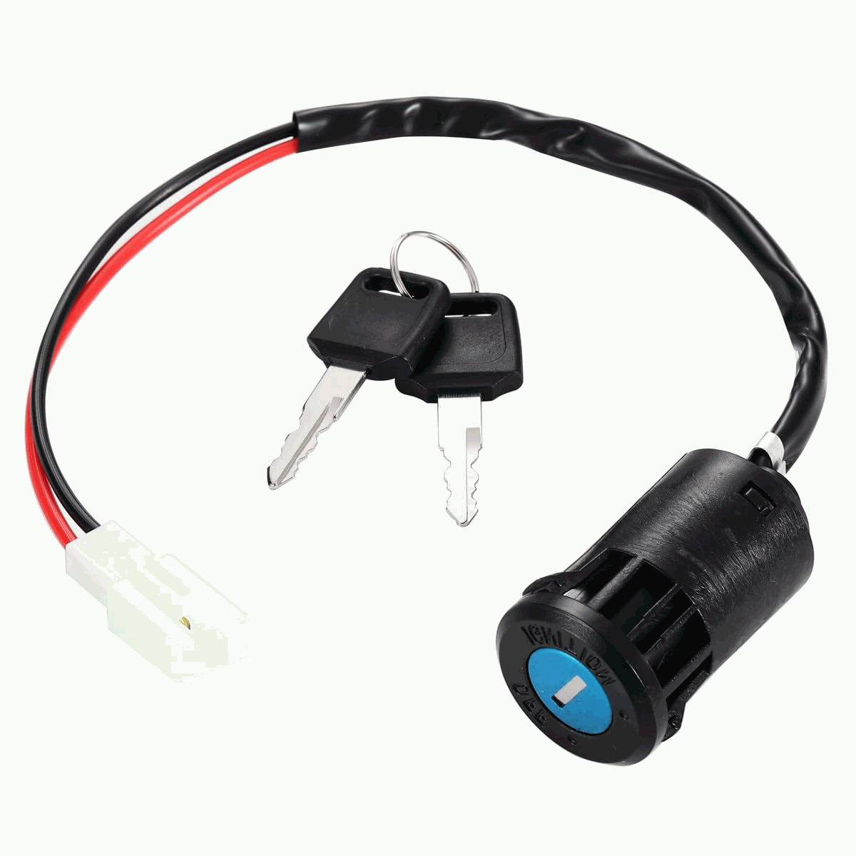 Interruptor de encendido de moto de 2 cables con llaves