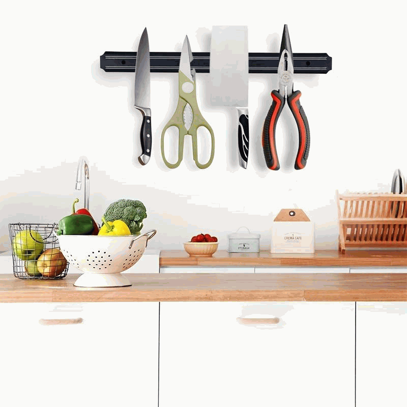 Soporte magnético para cuchillos 33 cm negro - imagen 2
